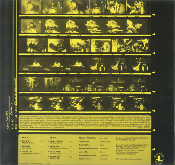 Arakontis: Live at the Quasimodo (Vinyl LP)